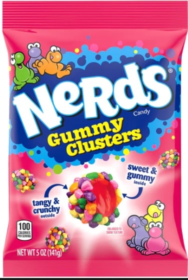 Nerds - Gummy Clusters - 5oz Peg Bag