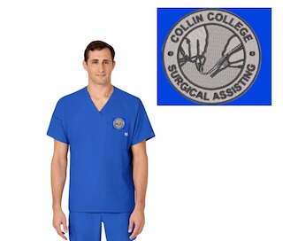 Wink W123 Men's V-Neck Top, 6355CC13