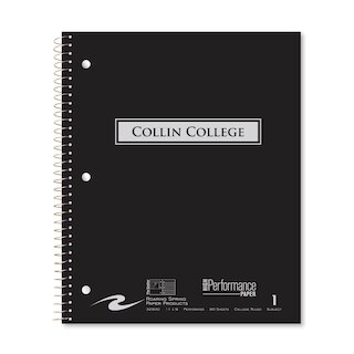 Roaring Premium 1 Subject Notebook 8.5x11 College Ruled  20lb Paper Saranac Cover with Foil