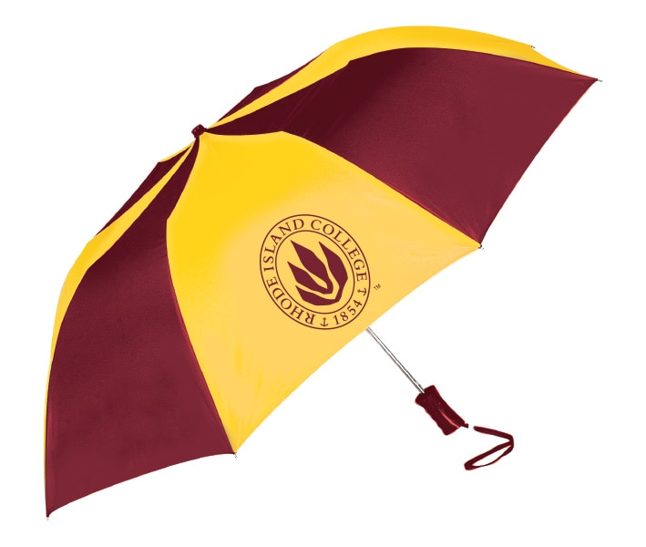 "The Sport" 2-Tone Emblematic Umbrella Automatic Folding 48" Coverage