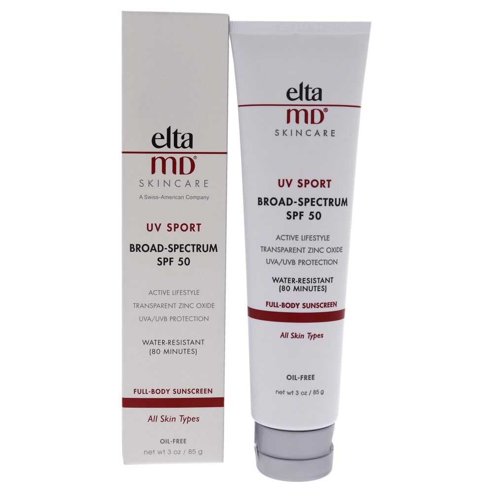 UV Sport Broad-Spectrum SPF 50 by EltaMD for Unisex - 3 oz Sunscreen