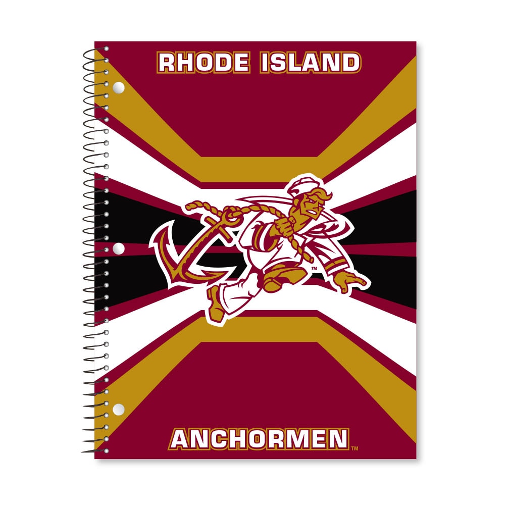 Digi Color Warp 1 Subject 11"x8.5" 70 Count College Ruled Spiral Notebook