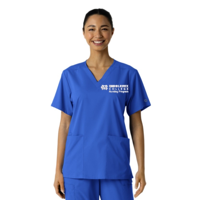 WBL Unisex V-Neck Top Royal