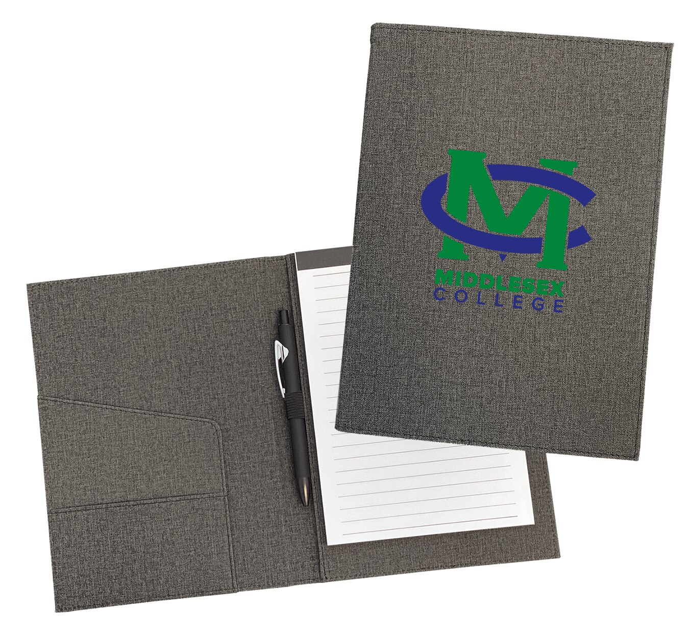 Imprinted Padfolio with Notepad