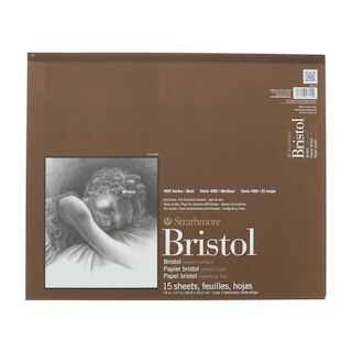  Strathmore 400 Series Bristol Paper Pad, Smooth, Tape