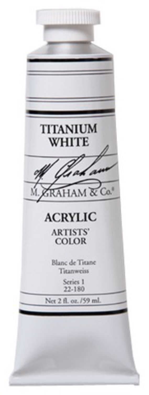 Titanium White Acrylic 2Oz