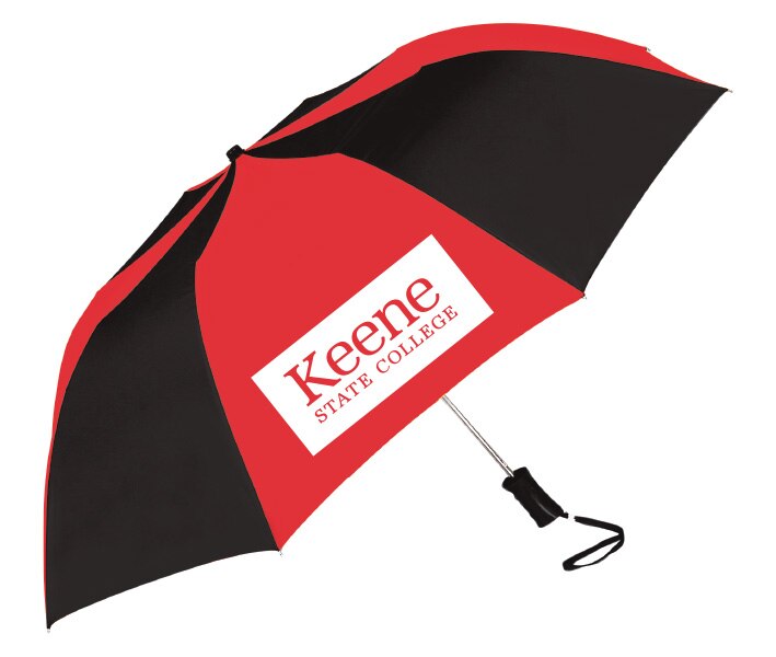 Keene State College "The Sport" 2-Tone Emblematic Umbrella Automatic Folding 48" Coverage