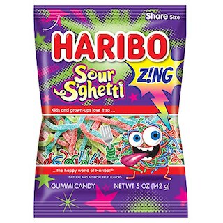 Sour S'ghetti Gummies, Haribo