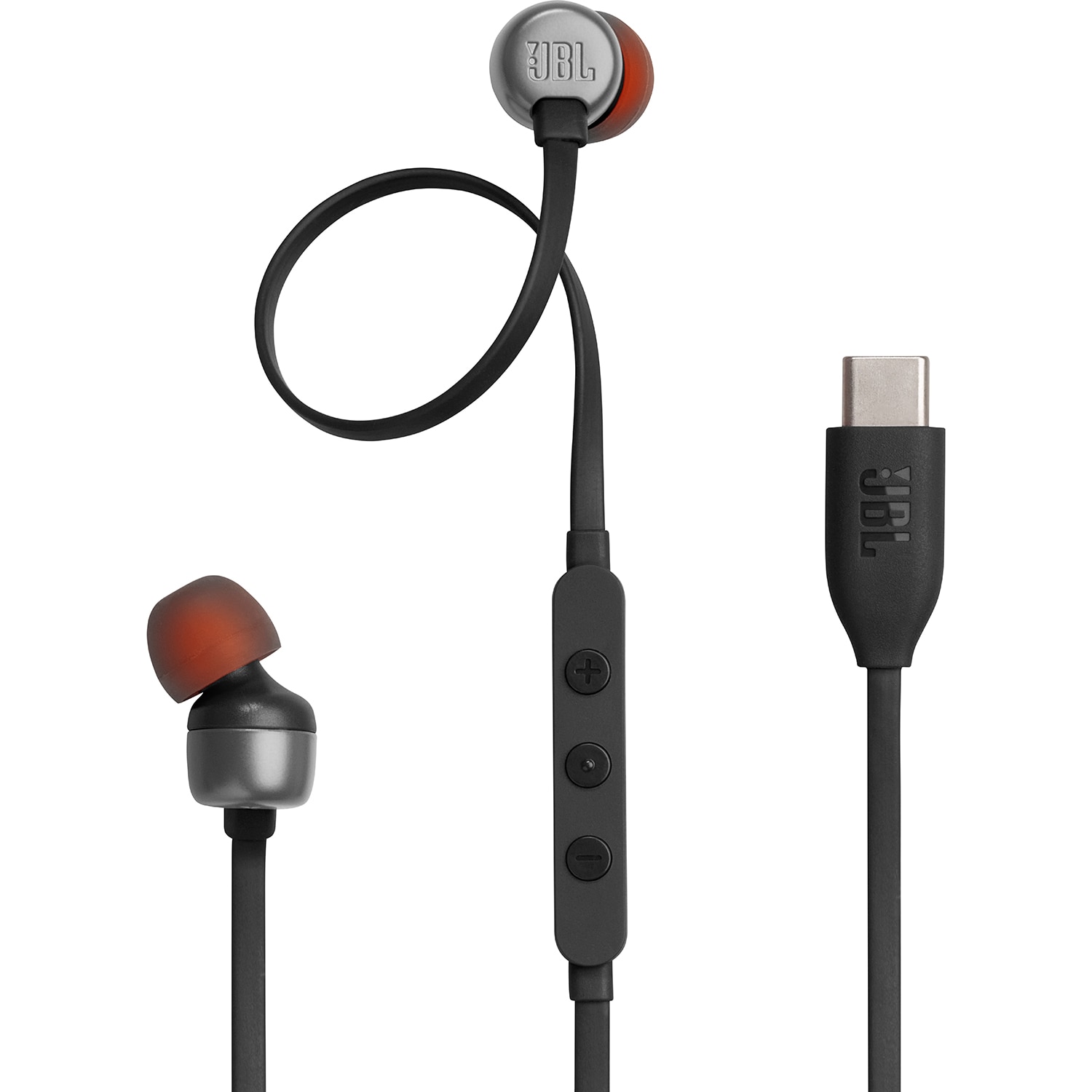 JBL Tune 310C Wired In-Ear Headphones with USB Type-C- Black