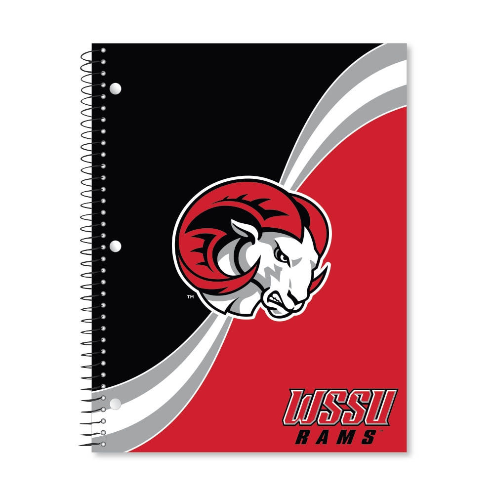 Digi Curve Divide 1 Subject 11"x8.5" 70 Count College Ruled Spiral Notebook