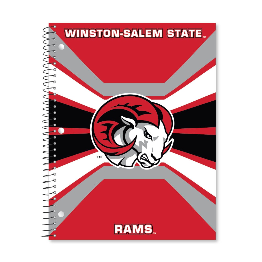 Digi Color Warp 1 Subject 11"x8.5" 70 Count College Ruled Spiral Notebook