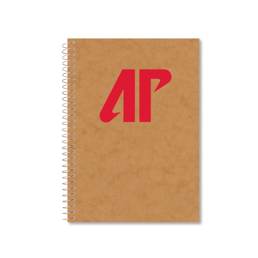 Roaring Premium 3 Subject 9.5 x 6.5 Notebook, College Ruled 20lb Paper, Pressboard Foil Cover