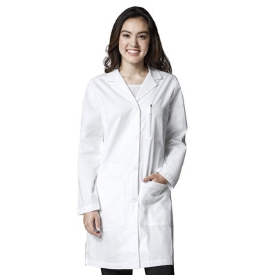 WonderWink WHT Women's Scrub Lab Coat, 7402