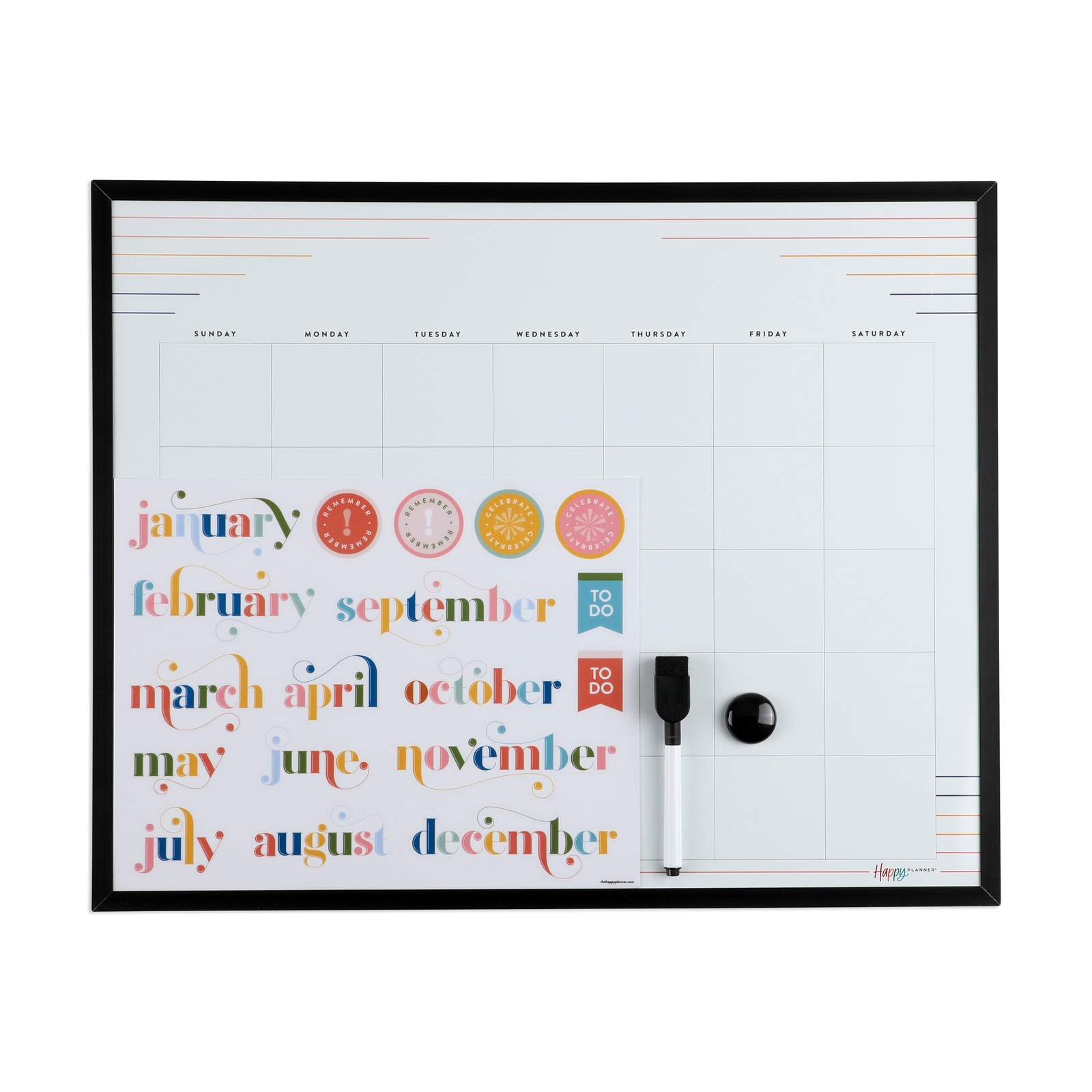 Happy Planner Bright Type Dry Erase Board