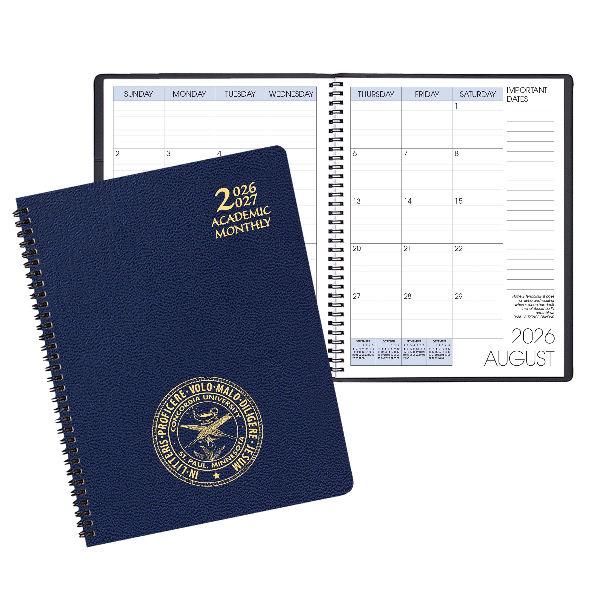 Payne '26-'27 Imprinted Academic Monthly Planner