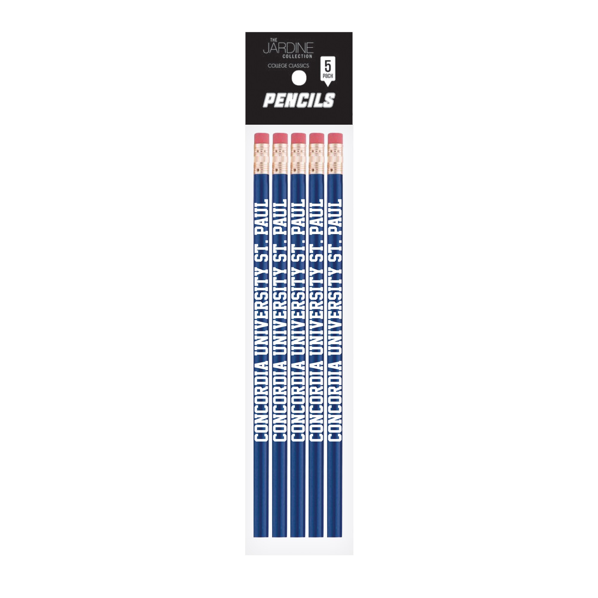 Emblematic Pencil 5pk School Name