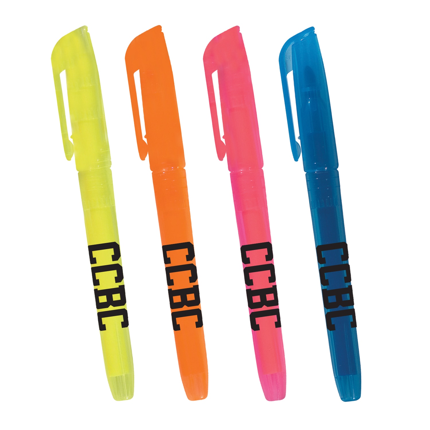 Emblematic Highlighters 4pk Assorted