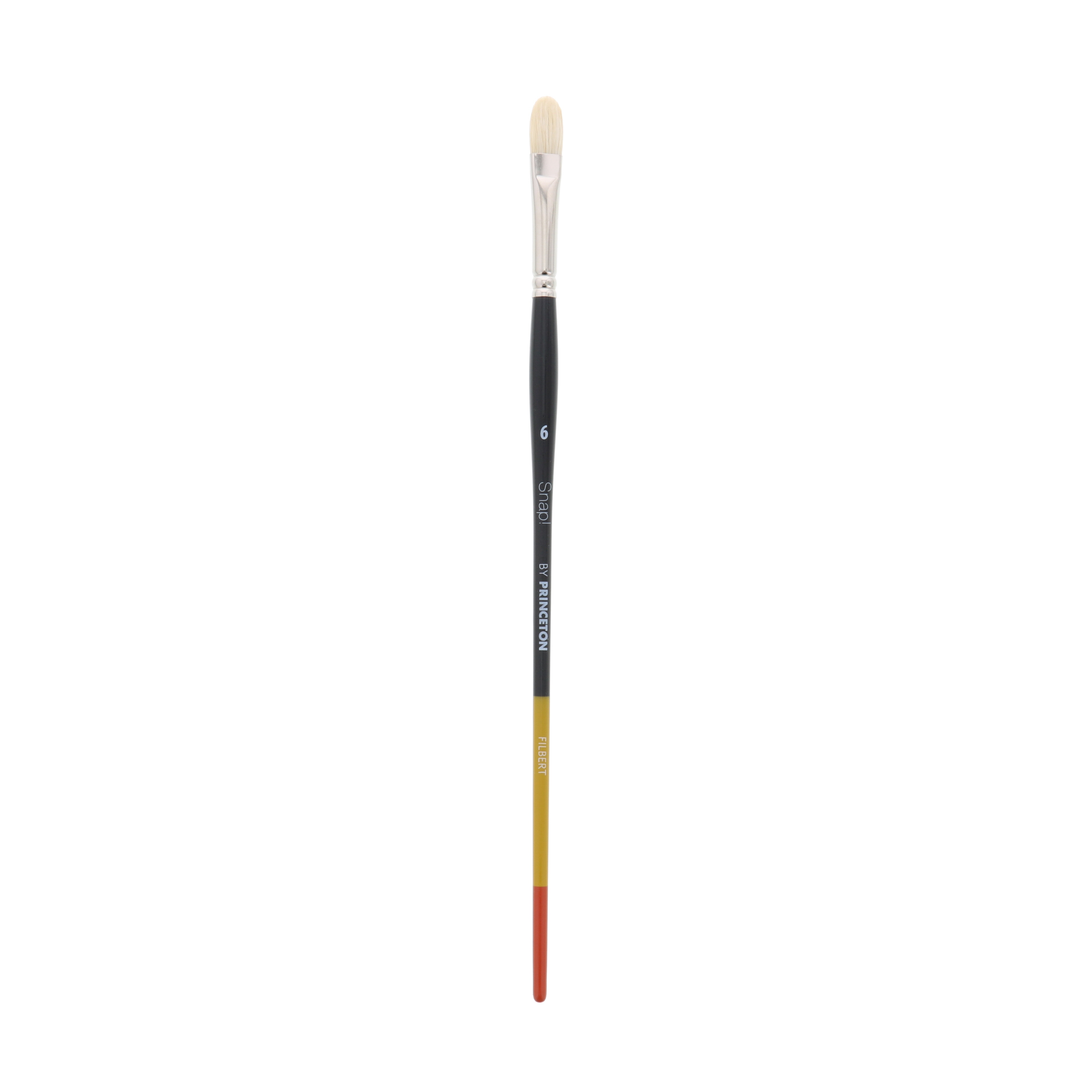 Princeton Brush Snap Bristle Brush, Filbert, 6