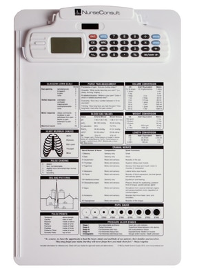 Med Reference Clipboard W Calc