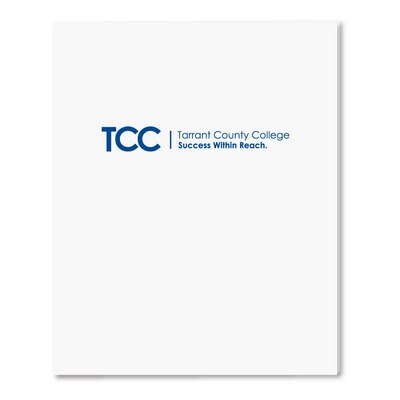 Roaring Twin Pocket Laminated Foil Portfolio 11 x 8.5