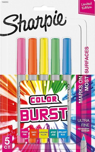 Sharpie Color Burst Ultra Fine Markers