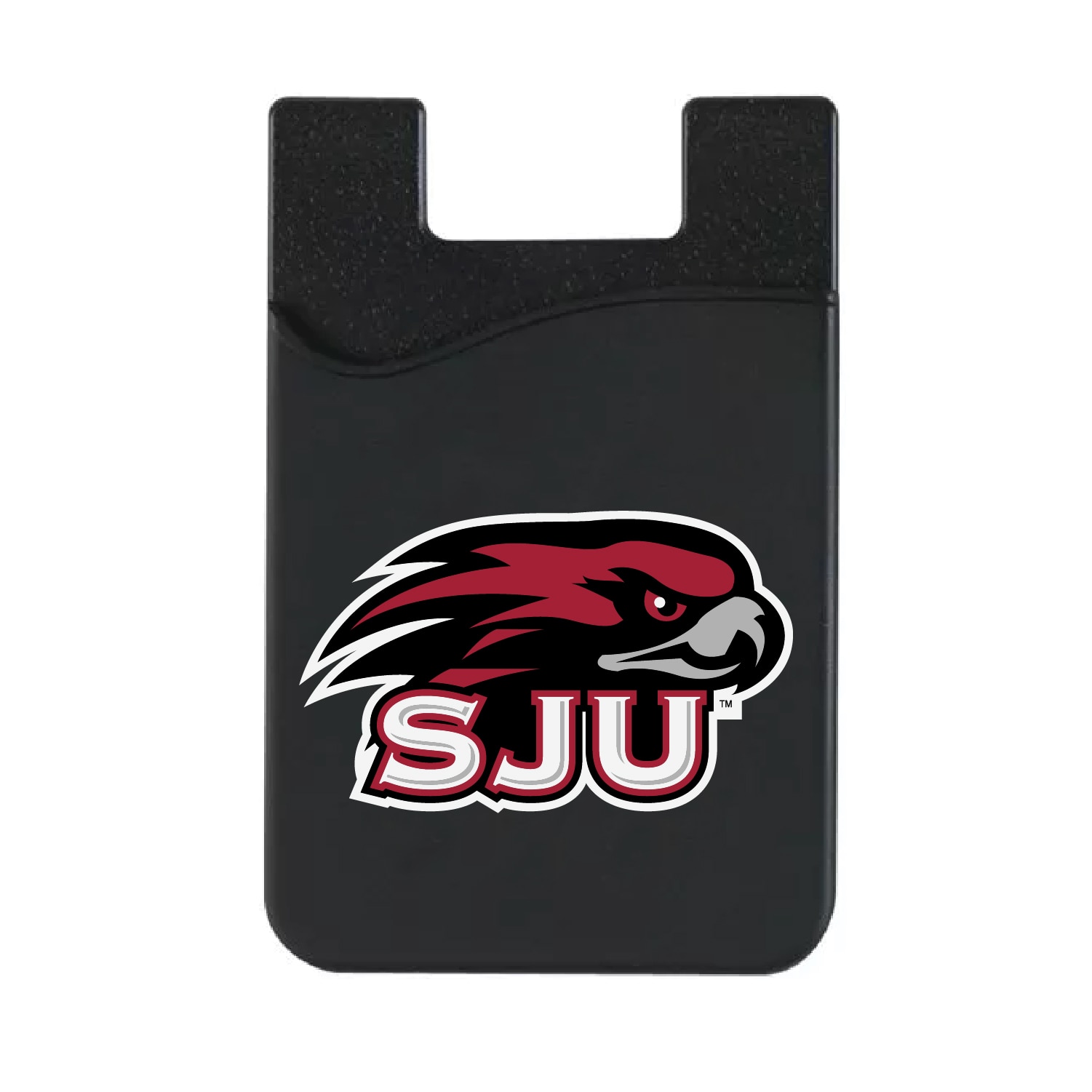 Saint Joseph's University Leather Wallet Sleeve (Top Load), Black, Classic