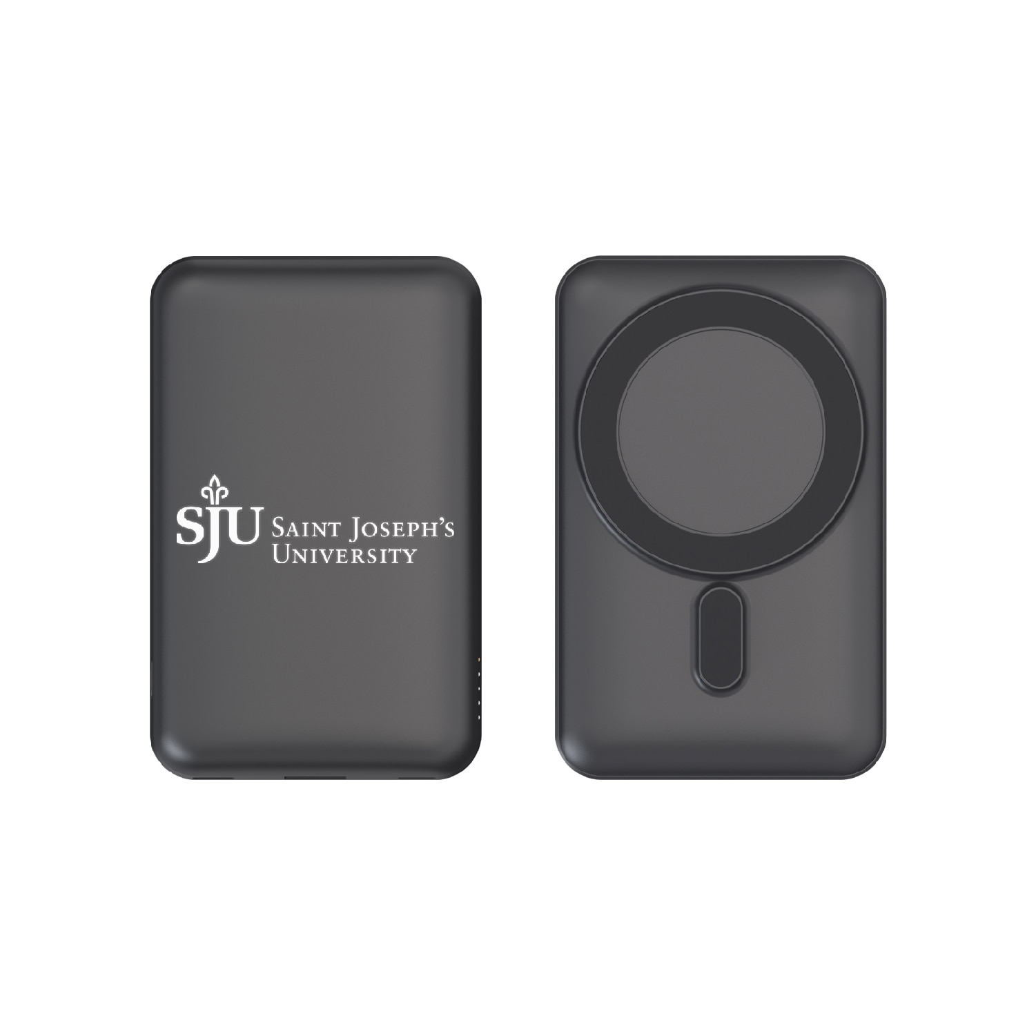 Saint Joseph's University Mag Safe Compatible Power Bank, Black, Alumni