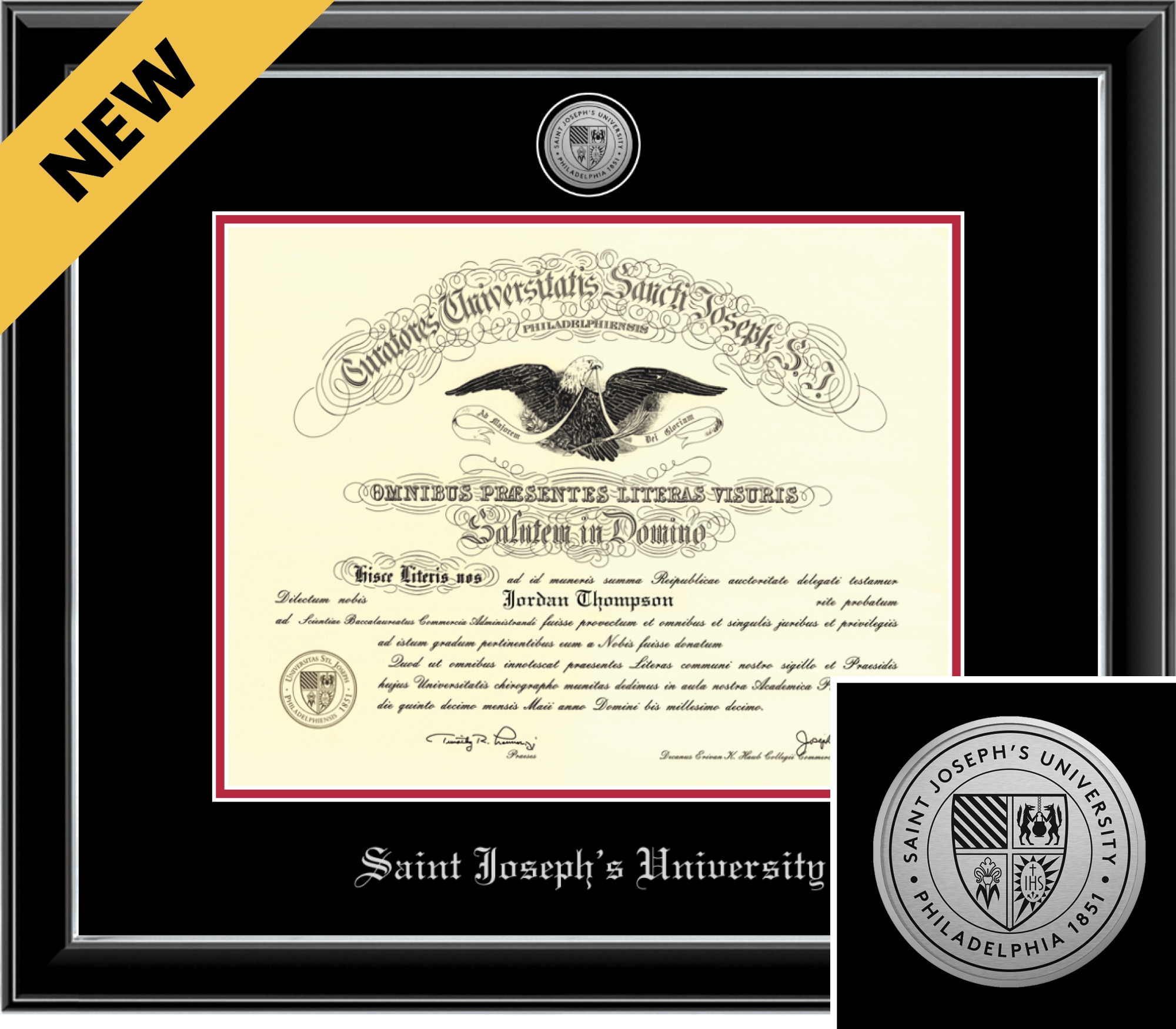 Church Hill Classics Onyx 16x20.5 Black Diploma Frame