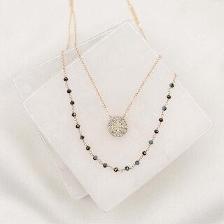 My Saint My Hero Blessings and Grace Necklace Gold