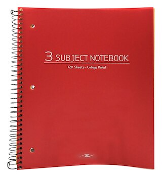 3 SUBJECT VALUE NOTEBOOK