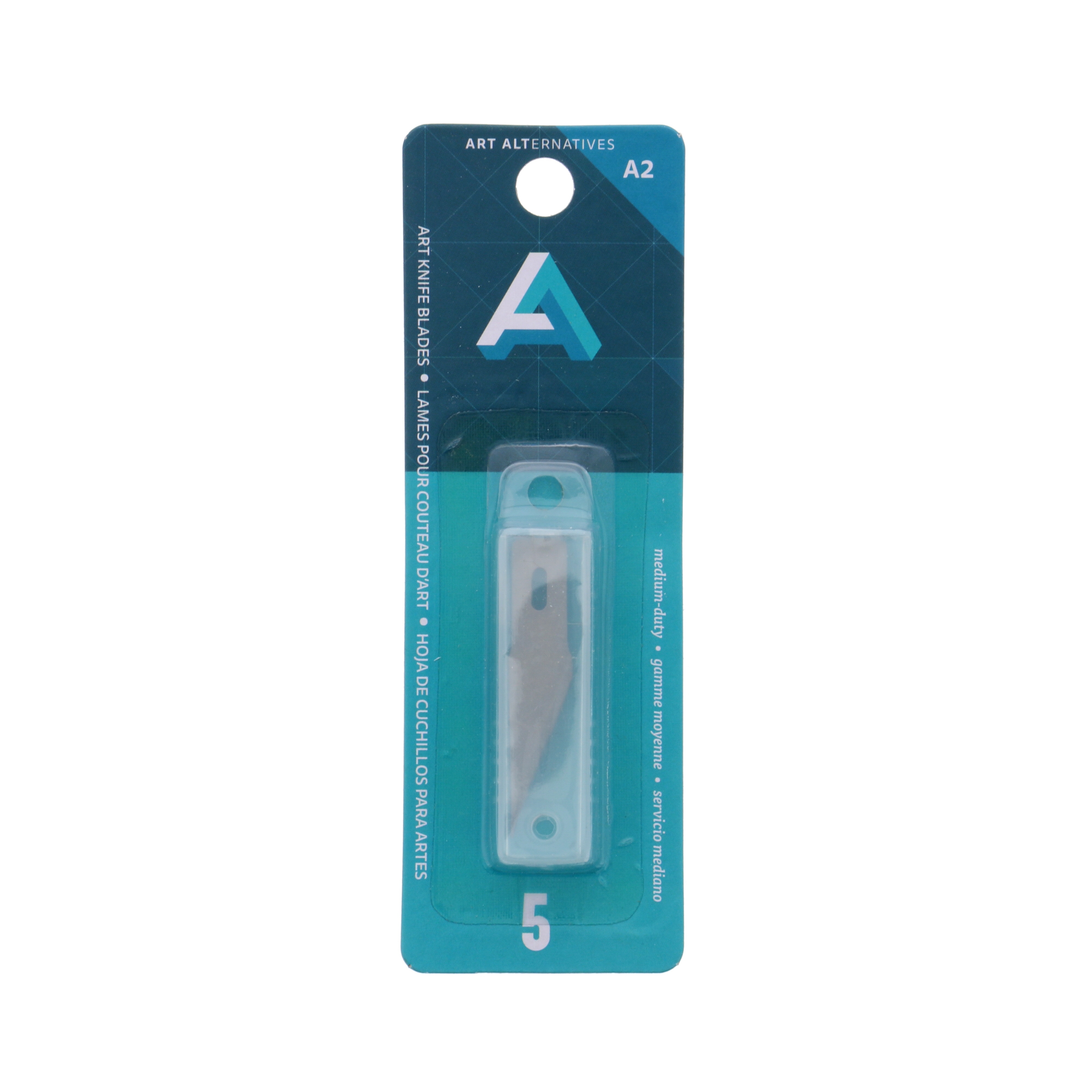 Art Alternatives A-2 Carbon Steel Blades, 5/Pkg.