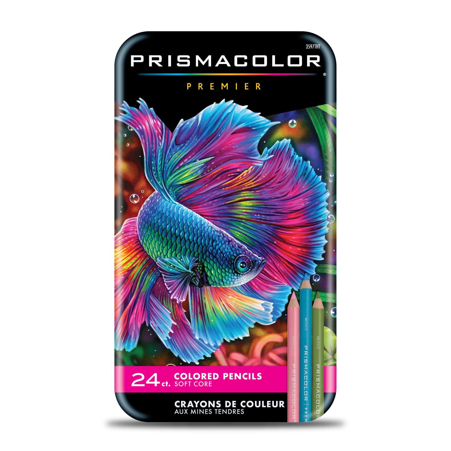 Prismacolor Premier Thick Core Colored Pencil Set, 24-Colors