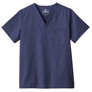 Unisex V One Pocket Scrub Top