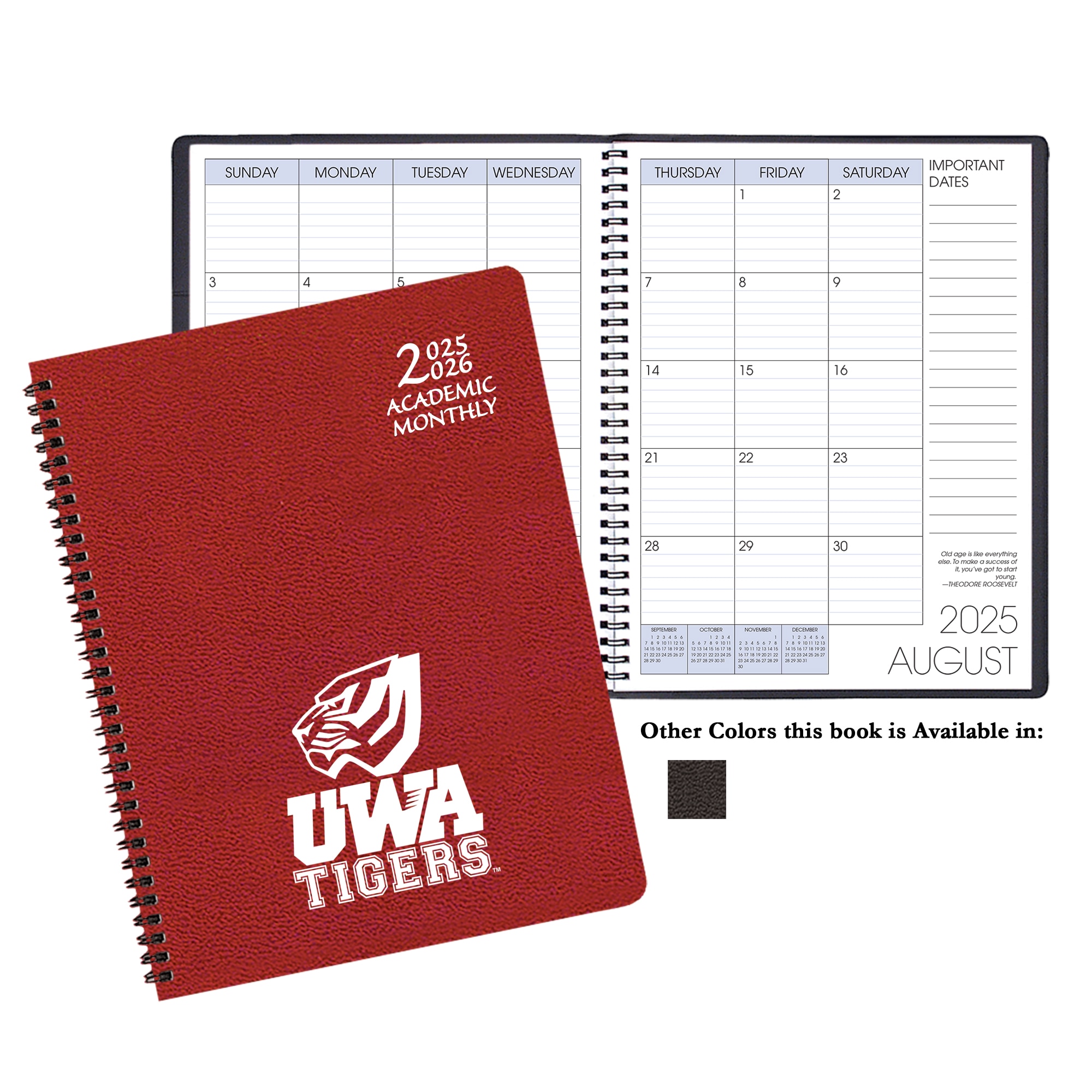 Payne 25-26 Imprinted Academic Monthly Planner 8.5"x11"