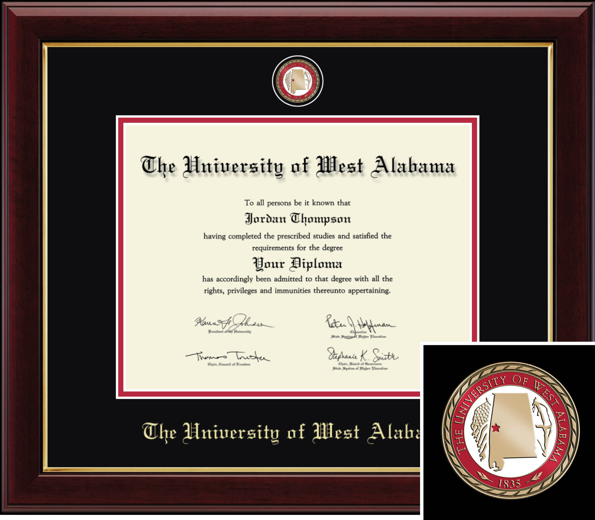 Church Hill Classics Masterpiece 8.5x11 Cherry Diploma Frame