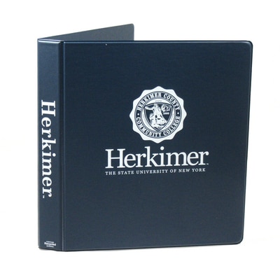 1 Inch Vinyl Binder 8.5x11 Round Ring 1 Color Imprint