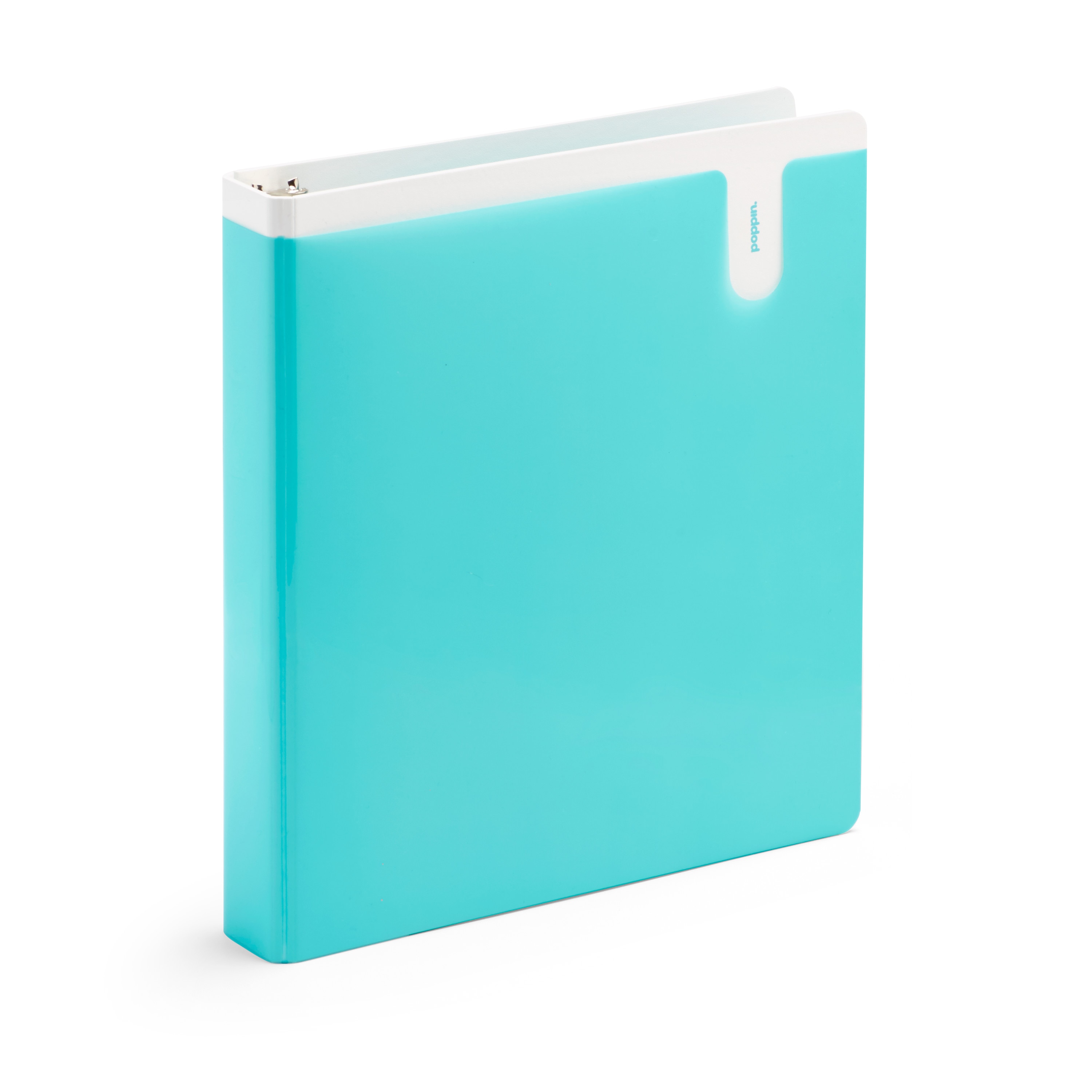 Poppin Aqua 1 Pocket Binder | Morgan State University Official Bookstore, image size:3001x3001
