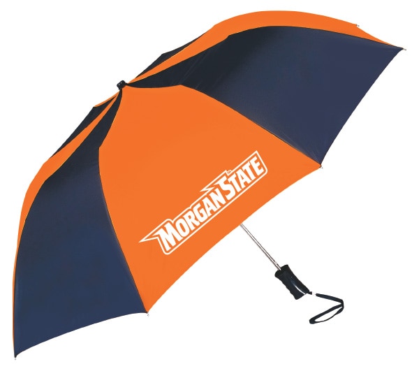 Morgan State University "The Sport" 2-Tone Emblematic Umbrella Automatic Folding 48" Coverage