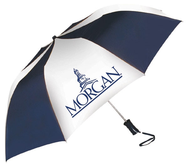 Morgan State University "The Sport" 2-Tone Emblematic Umbrella Automatic Folding 48" Coverage