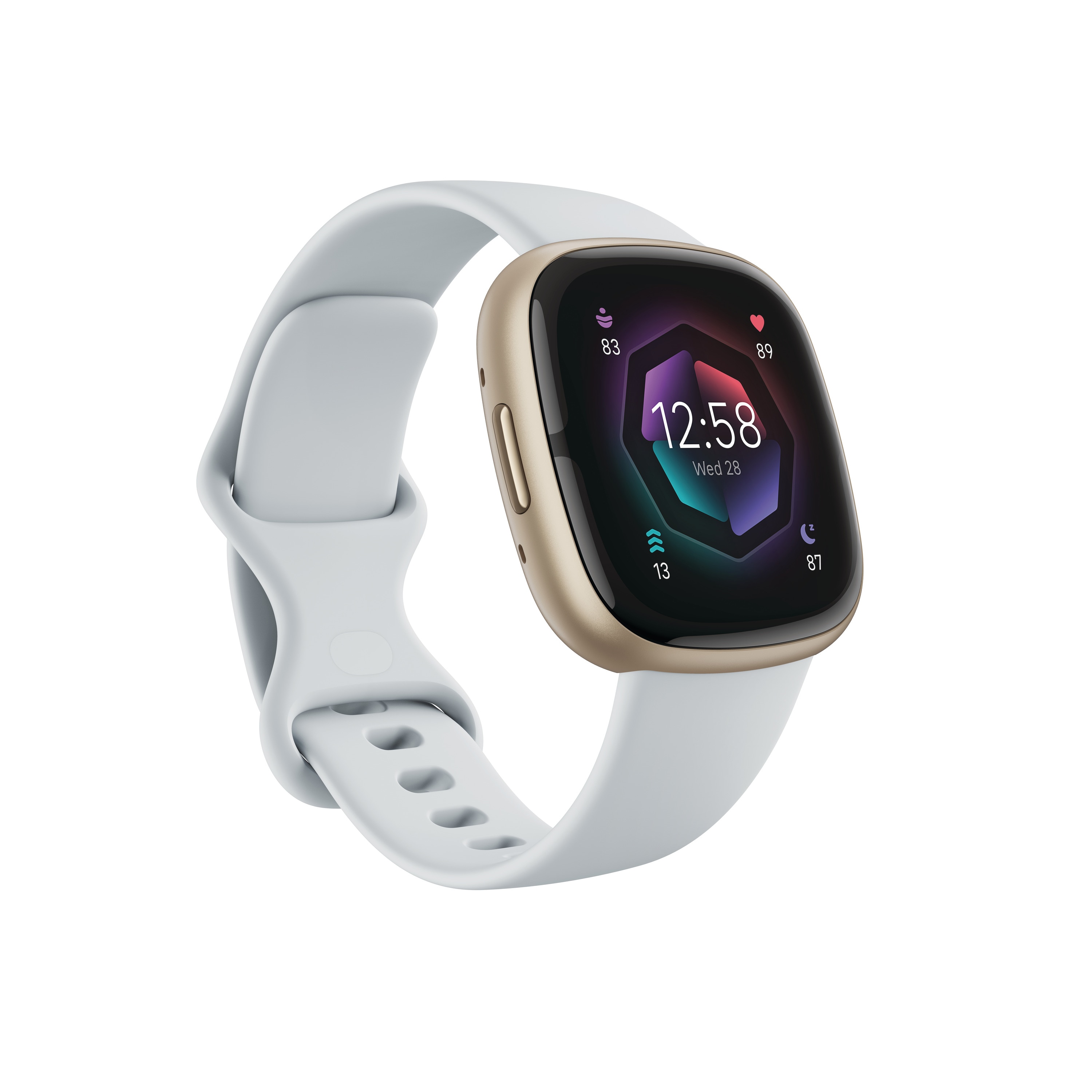 Fitbit Sense 2 Advanced Health Smartwatch- Blue Mist Pale Gold