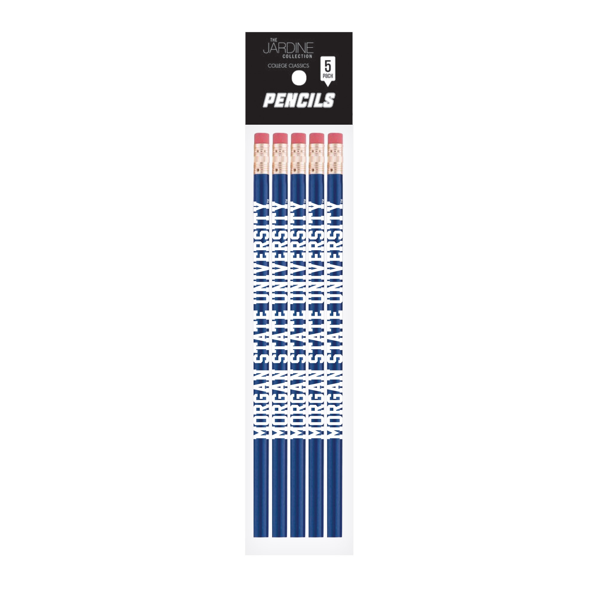 Emblematic Pencil 5pk School Name