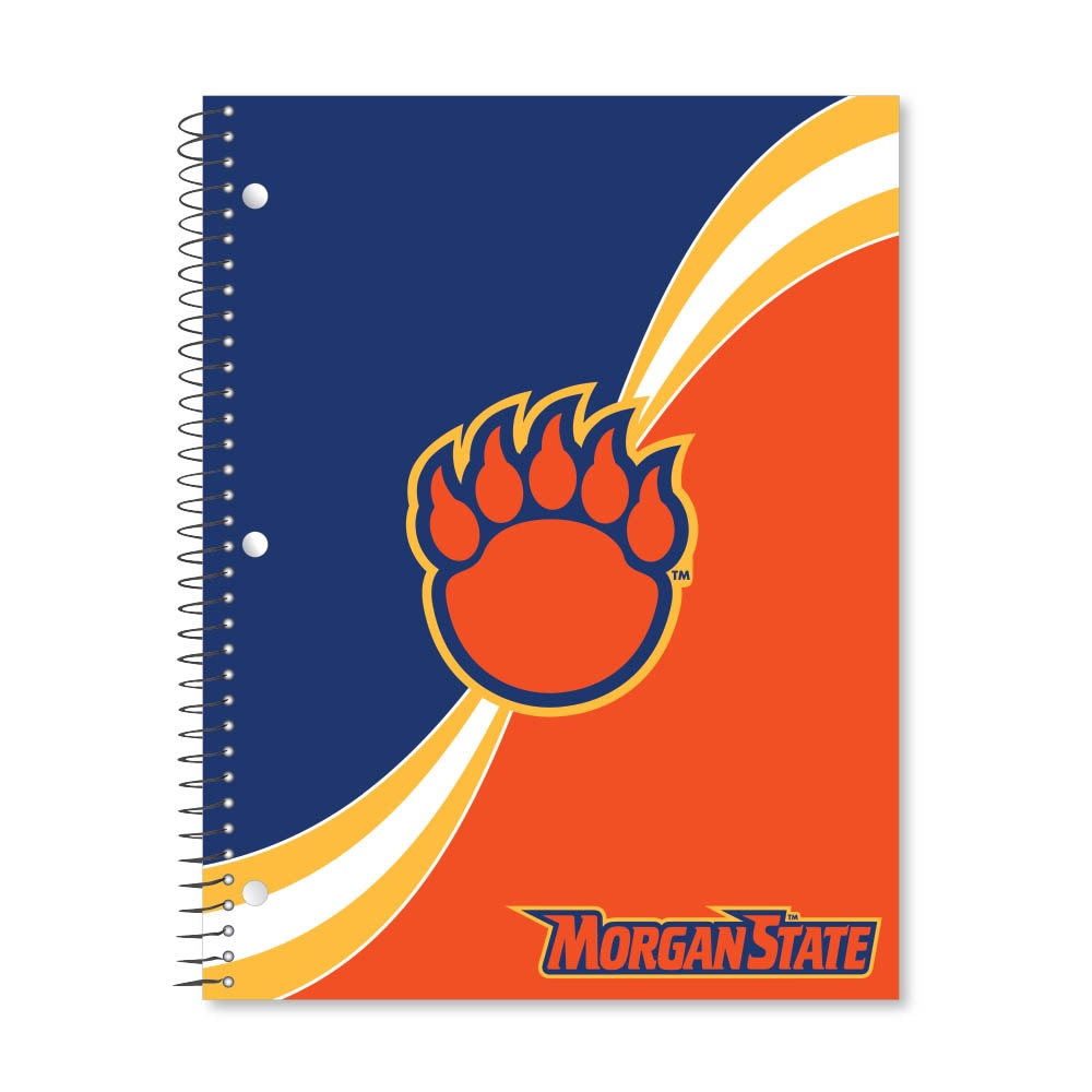 Digi Curve Divide 1 Subject 11"x8.5" 70 Count College Ruled Spiral Notebook