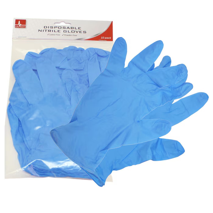 Nitrile Gloves 10 Pack Medium