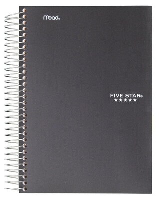 Five Star Wirebound Notebook 5 Subject College Ruled 9 12 x 6 Assorted Colors