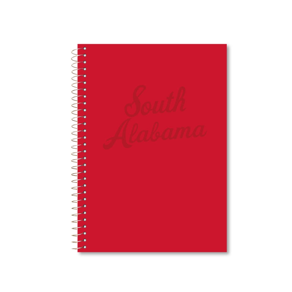 Roaring Premium 3 Subject 9.5 x 6.5 Notebook, College Ruled 20lb Paper, Pressboard Foil Cover