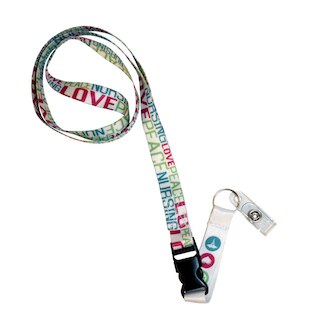 PeaceLoveNursing Lanyard