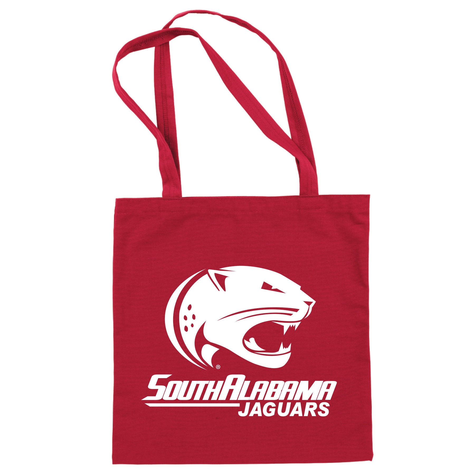 South Alabama Jaguars Color Canvas Tote