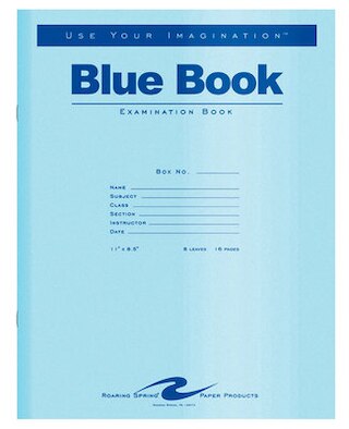 Roaring Spring Blue Exam Book 11