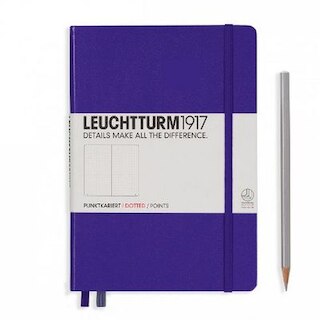 Leuchtturm1917, Medium (A5) Size Notebook, Dotted, Anthracite
