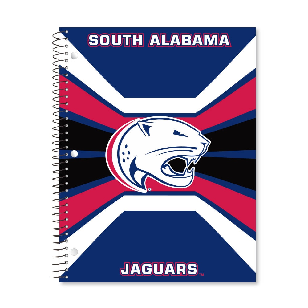 Digi Color Warp 1 Subject 11"x8.5" 70 Count College Ruled Spiral Notebook